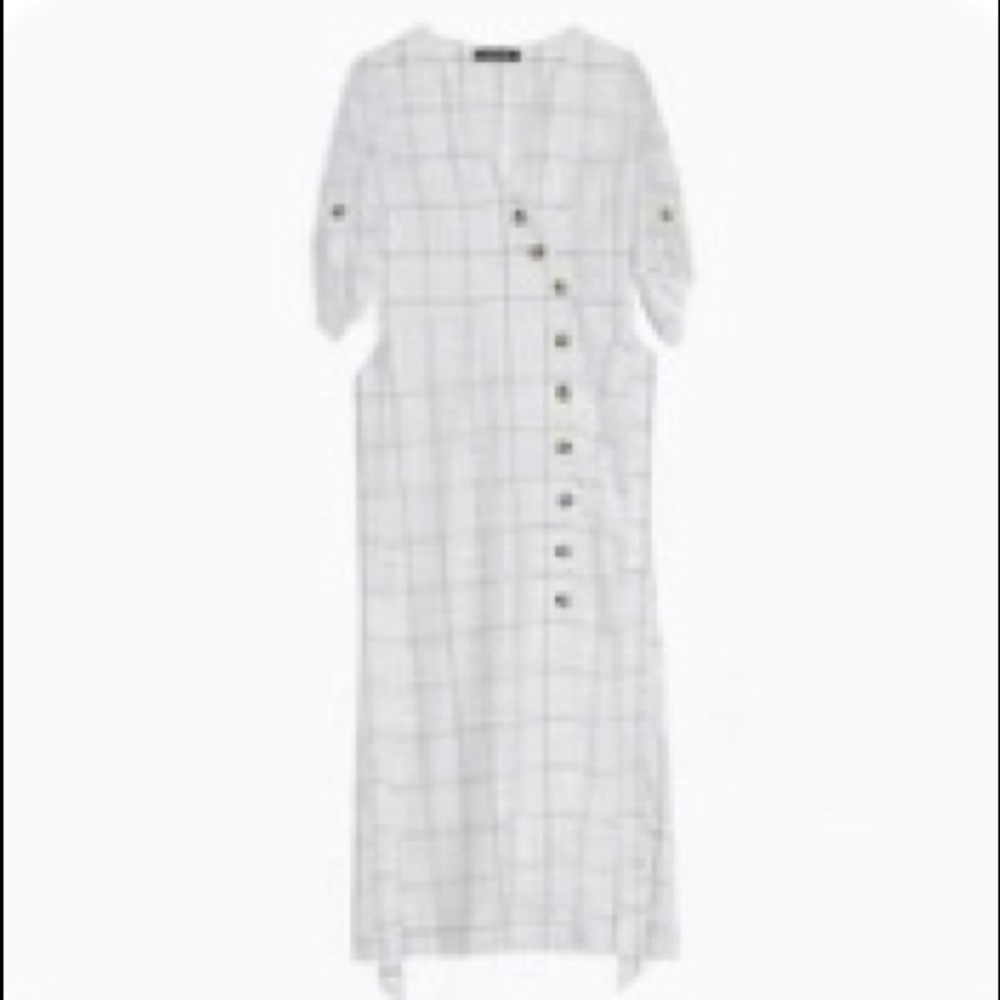 White checkered dress